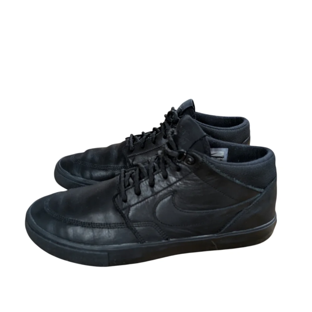 Nike SB Portmore II Solar Mid Premium Black Anthracite Skate Shoes Mens 8
